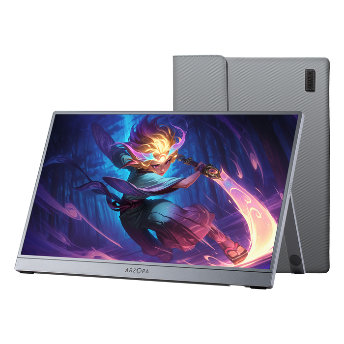 ARZOPA Z1FC 16.1" FHD Portable Monitor (Grey)
