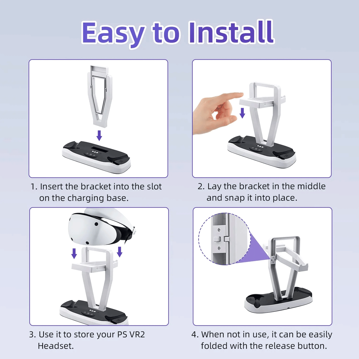 JYS RGB Display Charging Stand for PS VR2 [P5155]
