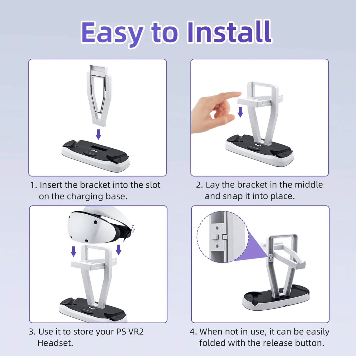 JYS RGB Display Charging Stand for PS VR2 [P5155]