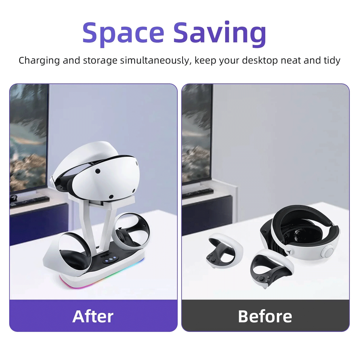 JYS RGB Display Charging Stand for PS VR2 [P5155]