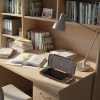 Dobe Game + Console Storage Case for Nintendo Switch 2 Black-Orange TNS-51112