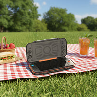 Dobe Game + Console Storage Case for Nintendo Switch 2 Black-Orange TNS-51112