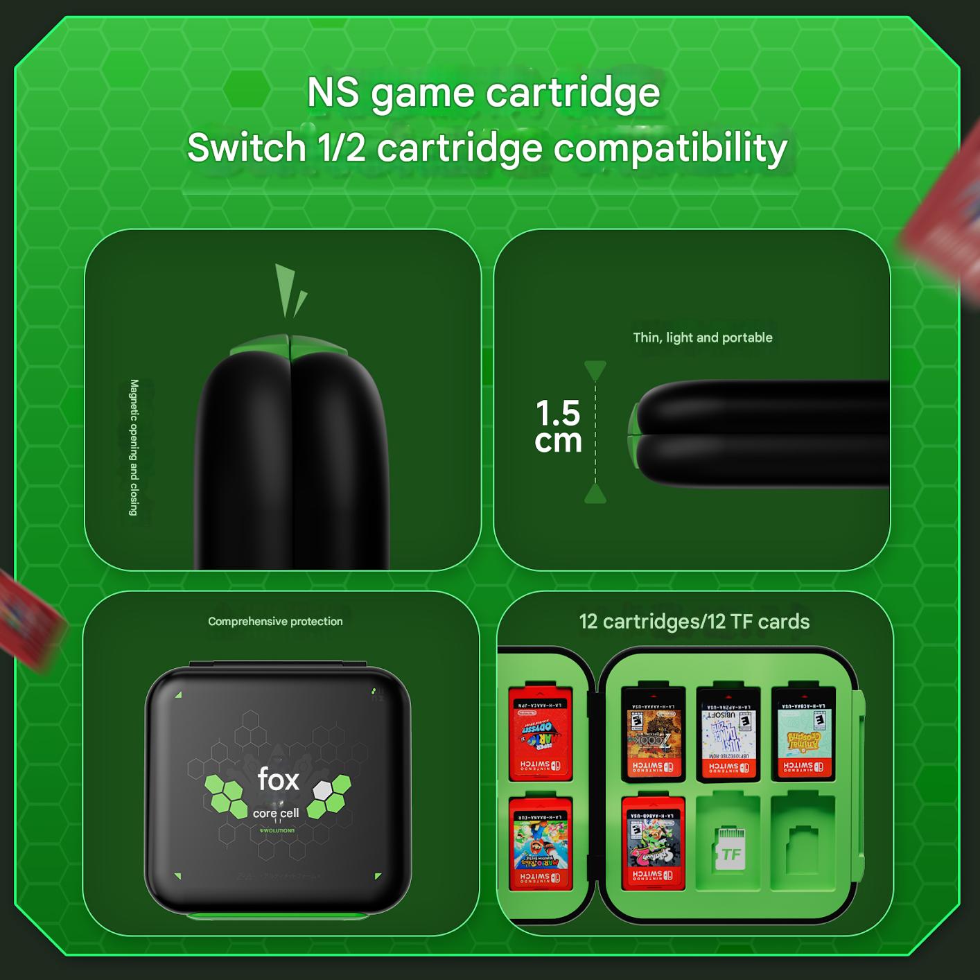 IINE Pokemon Z-A Magnetic Card Case for Nintendo Switch 2 L1231