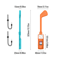 JYS-NS2265 Golf Clubs For Nintendo Switch 2 Mario Golf Super Rush (Orange/Blue)