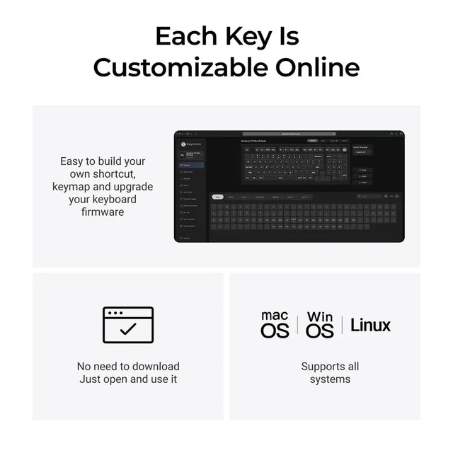 Keychron V5 Ultra 8K Wireless Custom Mechanical Keyboard