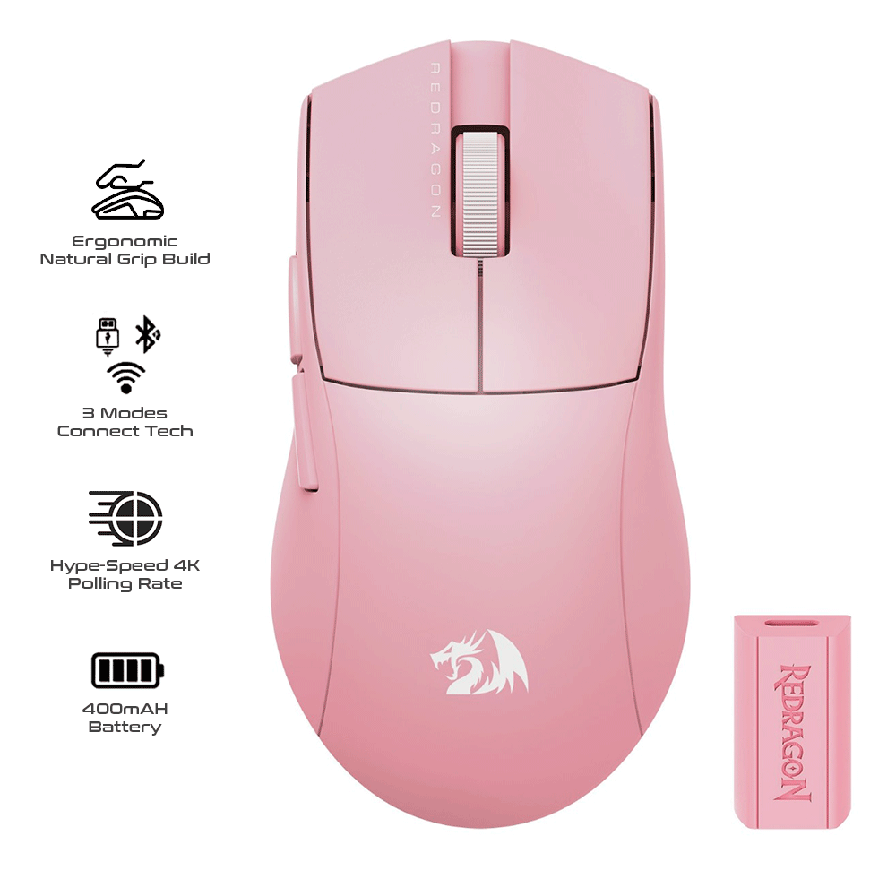 Redragon King Pro 4k Wireless Gaming Mouse
