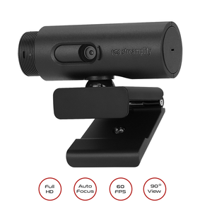 Streamplify CAM FHD 60FPS Webcam [Black]