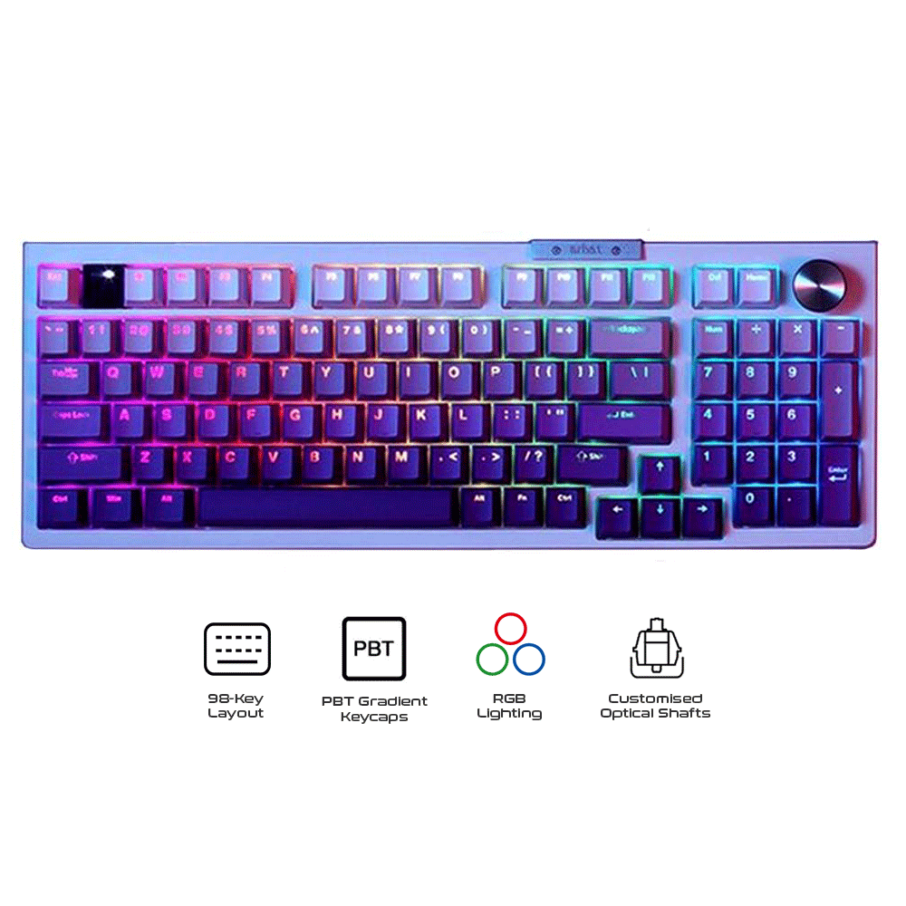 Darmoshark Top98 RGB Wired Gaming Keyboard