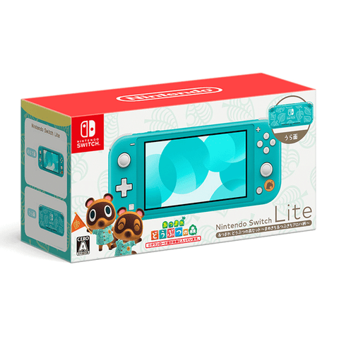 Nintendo Switch Lite - Animal Crossing New Horizons Timmy & Tommy Aloha Edition [Turquoise]