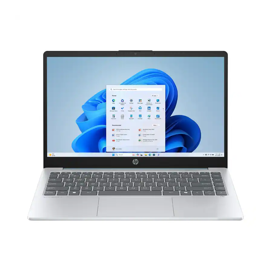 HP 14" HD Laptop AMD Athlon 7120 4GB RAM / 128GB UFS AMD Radeon Graphics Win 11 home 14-em0002wm Moonlight Blue