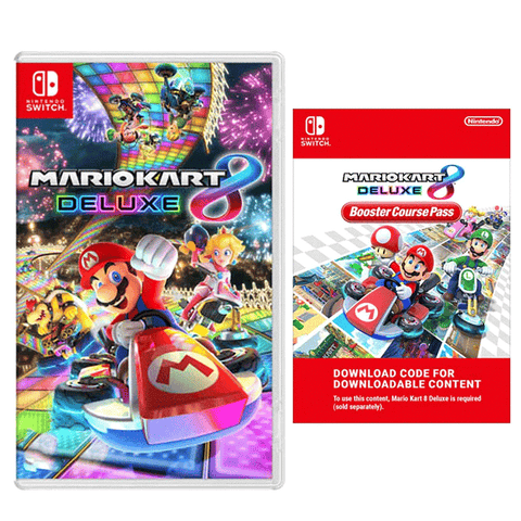 Mario Kart 8 Deluxe + Booster Course Pack - Nintendo Switch [Asian]