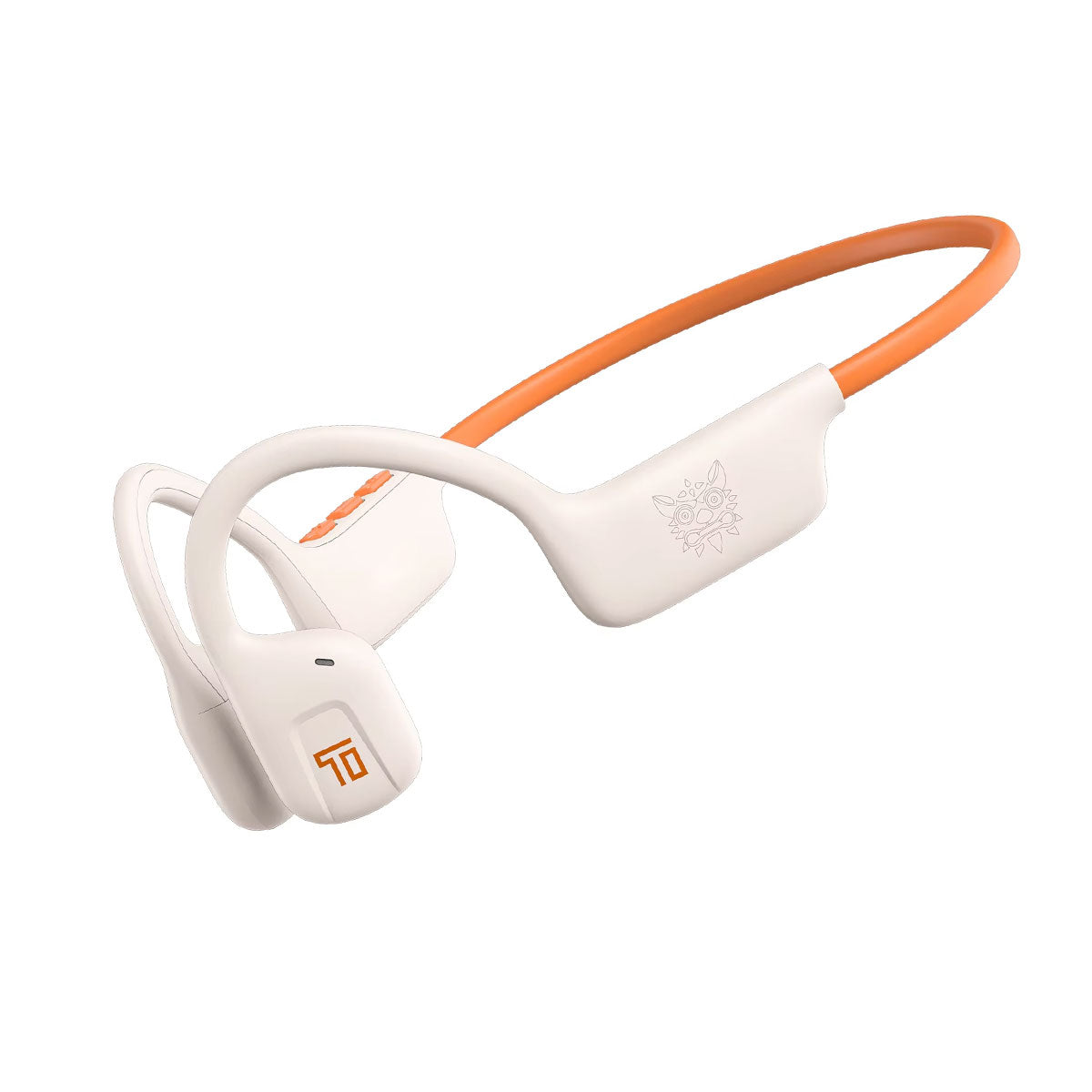 Onikuma T37 Wireless Earphone White Orange