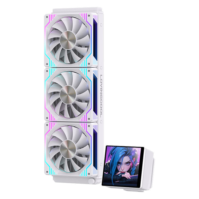 Lovingcool 360mm ARGB Liquid Cooler with LCD Screen