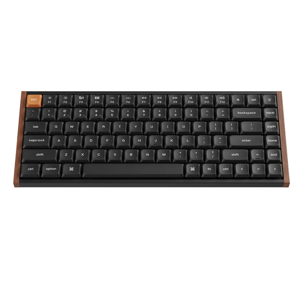 Keychron K3 Max SE QMK Wireless Hot-Swappable RGB Custom Wood Frame Mechanical Keyboard - Black
