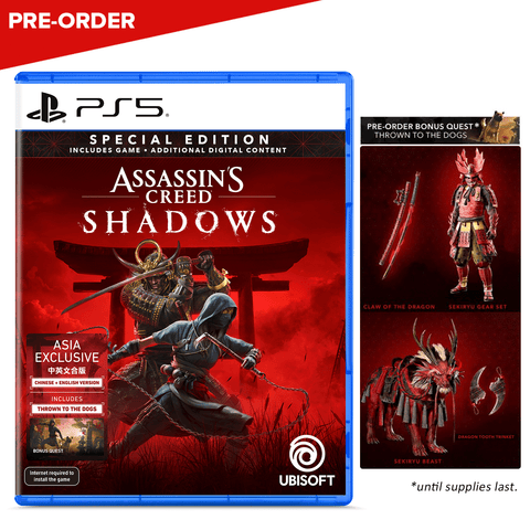 [PRE-ORDER] Assassin's Creed SHADOWS Special Edition - PlayStation 5 [Asian]