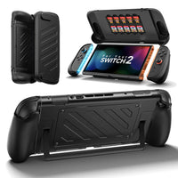 JSAUX Shock Absorbent Split Protective Case for Nintendo Switch 2 (Black) PC0114