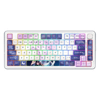 Redragon Cyrus Pro Tri-Mode Gaming Keyboard Violet-White (K681ACG-RGB-PRO)