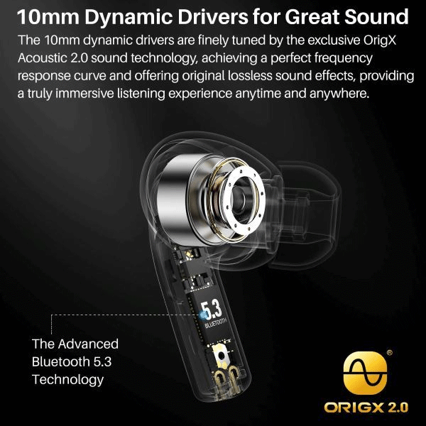 TOZO TWS Earbuds Tonal Pods