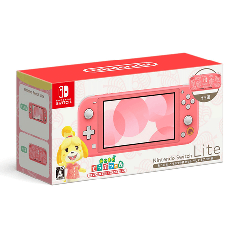 Nintendo Switch Lite - Animal Crossing: New Horizons Isabelle Aloha Edition [Coral]