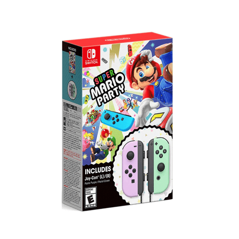 Nintendo Switch Super Mario Party + Joy-con (Pastel Purple/Pastel Green) (MDE)