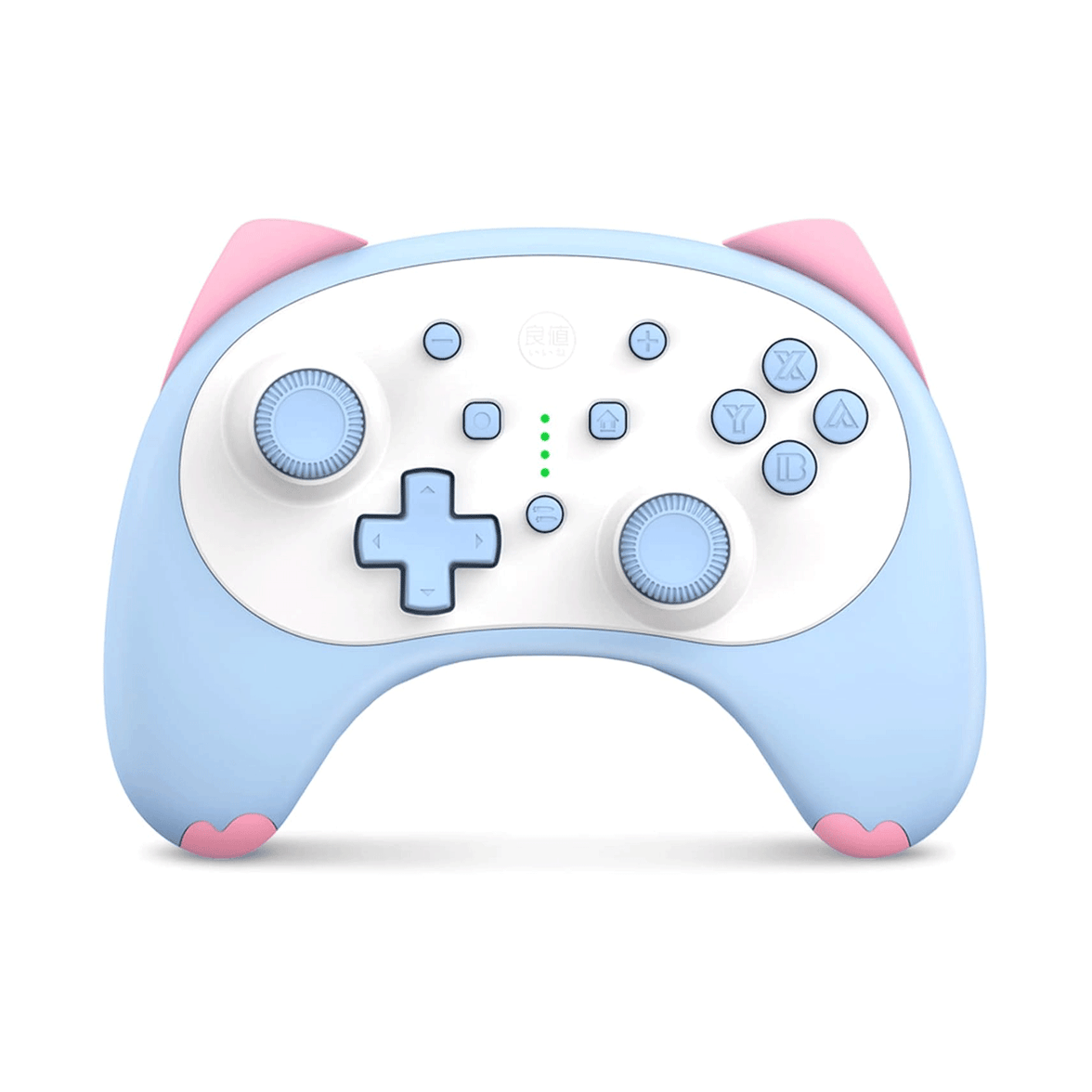 IINE Wake Up + Audio Port Cartoon Kitten Wireless Controller for Switch (Blue) (L415)