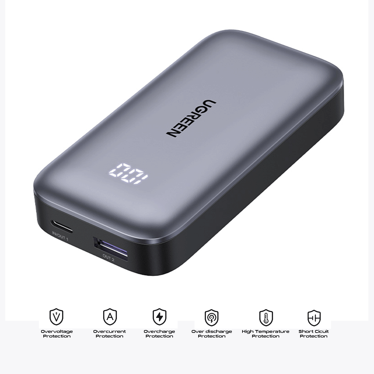 UGREEN Mini Quick Charging 30W Powerbank 10000mah [PB502/25185]
