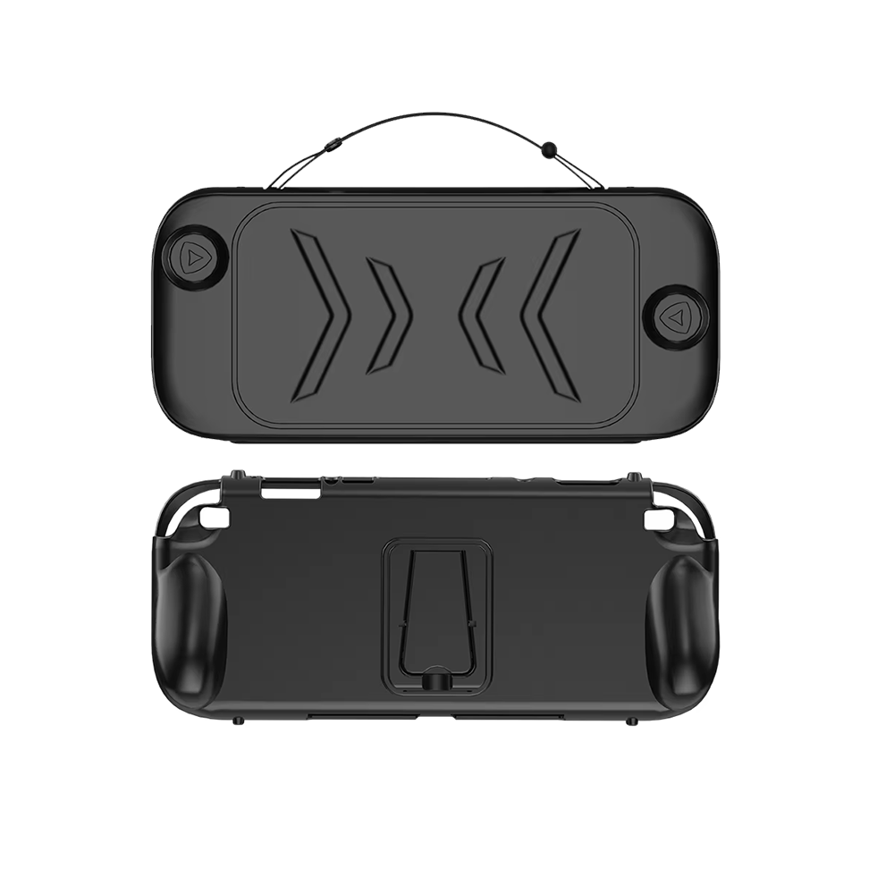 JYS-NS2272-V3 TPU Case with ABS front cover for Switch 2 Black