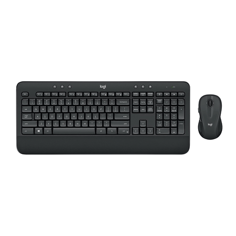 Logitech M545 Advance Wireless Keyboard Bundle [Black]