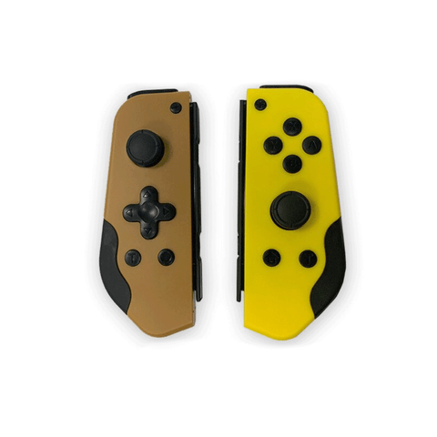 JYS JoyPad (L-R) Controller for Nintendo Switch [Brown/Yellow] [NS202]