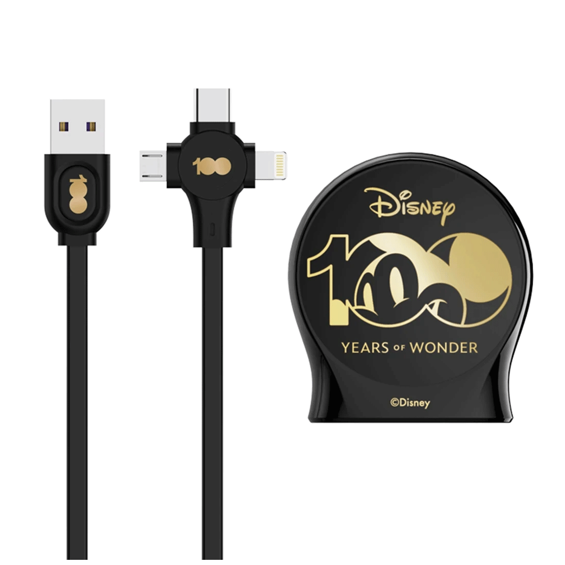 Disney 3in1 Charging Cable (1M) QS-C01