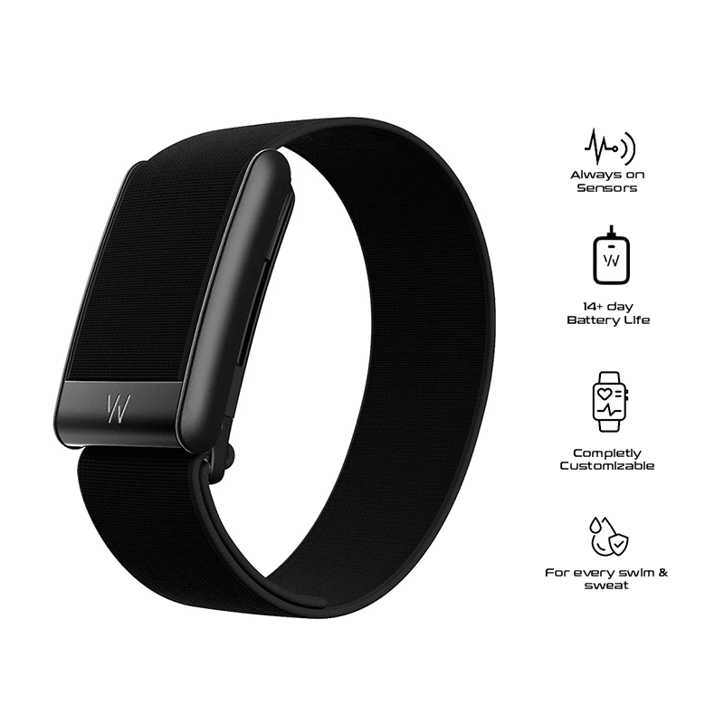 WHOOP 5.0 One Health and Fitness Tracker with 12 Months Membership Jet Black (2025)
