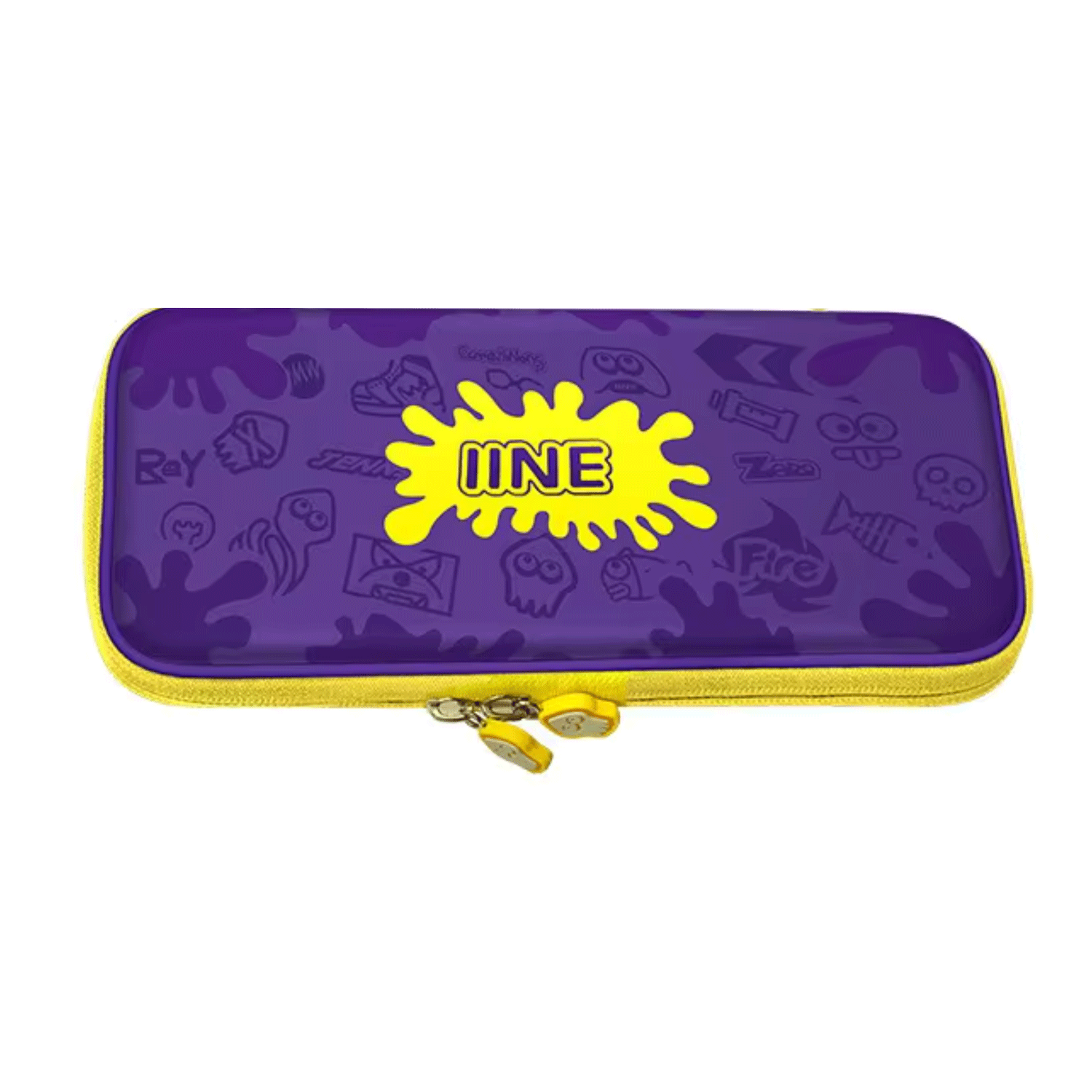 NSW IINE Storage Bag For N-Switch / N-Switch OLED (Splatoon 3 Purple/Yellow) [L711]