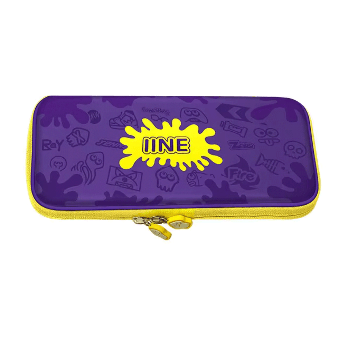 NSW IINE Storage Bag For N-Switch / N-Switch OLED (Splatoon 3 Purple/Yellow) [L711]