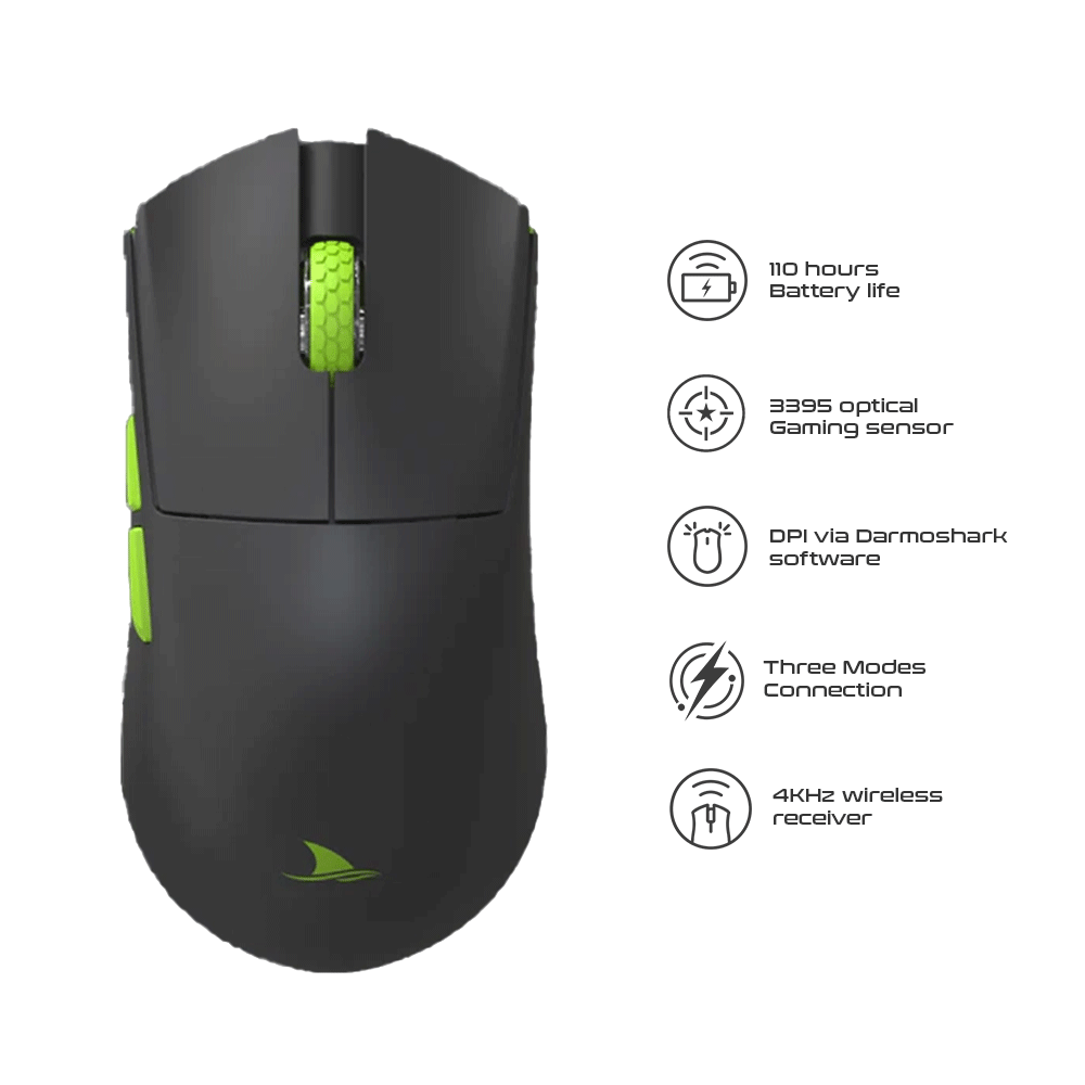 Darmoshark M3s Pro Varun Three-Mode Gaming Mouse