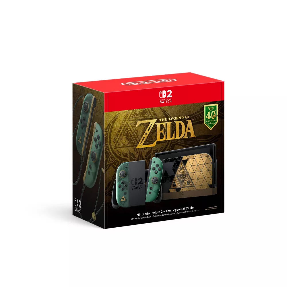 [PRE-ORDER] Nintendo Switch 2 The Legend of Zelda 40th Anniversary Edition Console