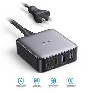 UGREEN Nexode 65w USB-C GAN Fast Desktop Charger (Black) [CD327/90735]