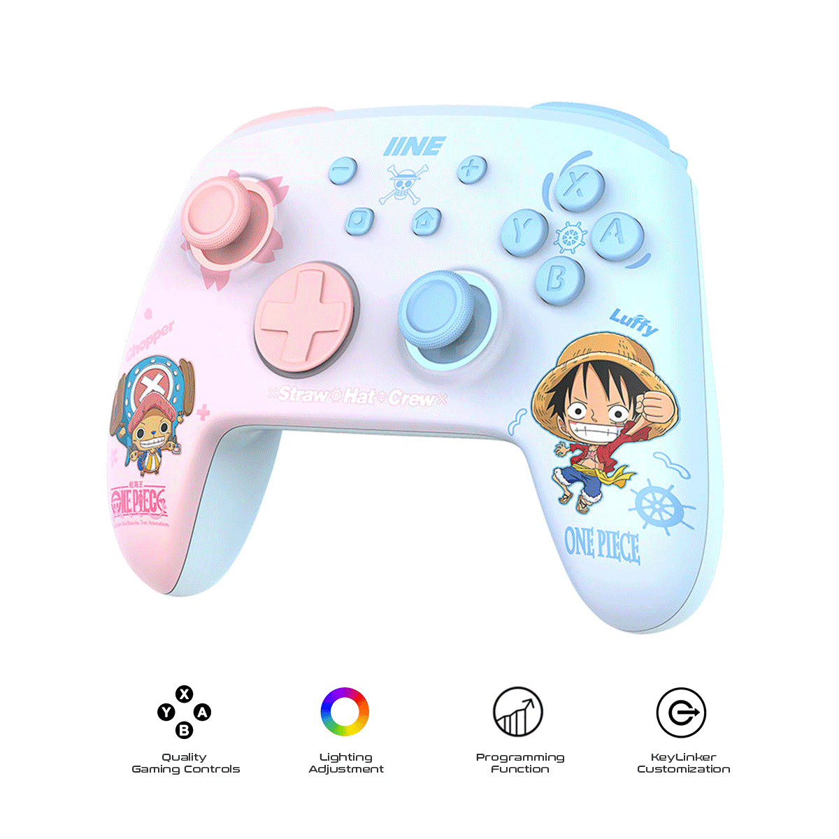 IINE Wireless Pro Controller Luffy & Chopper for NSW/PC [L909]