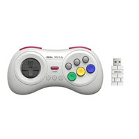 8Bitdo M30 2.4G Wireless Gamepad for The Original Genesis & Mega Drive Mini (White) 81CC02