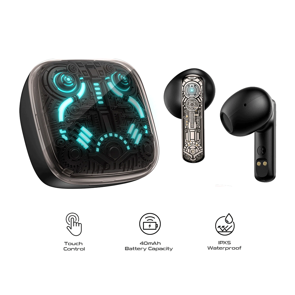 Onikuma T1 Wireless Earphones [Black]