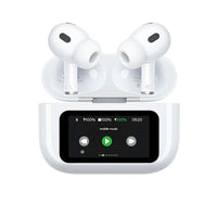 WEKOME Liton Series ANC+ENC Wireless Earbuds with smart Color Screen (White) WS-26