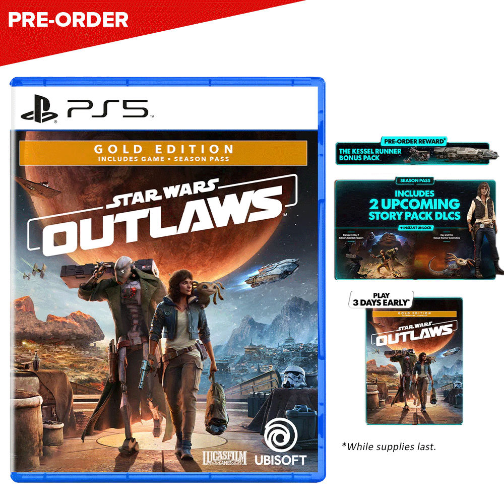 PRE-ORDER] Star Wars Outlaws Gold Edition - PlayStation 5 [Asian] -  GameXtremePH