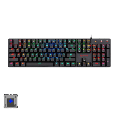 Redragon Shrapnel RGB 104 Keys Mechanical Gaming Keyboard Blue Switch (K589RGB-1)