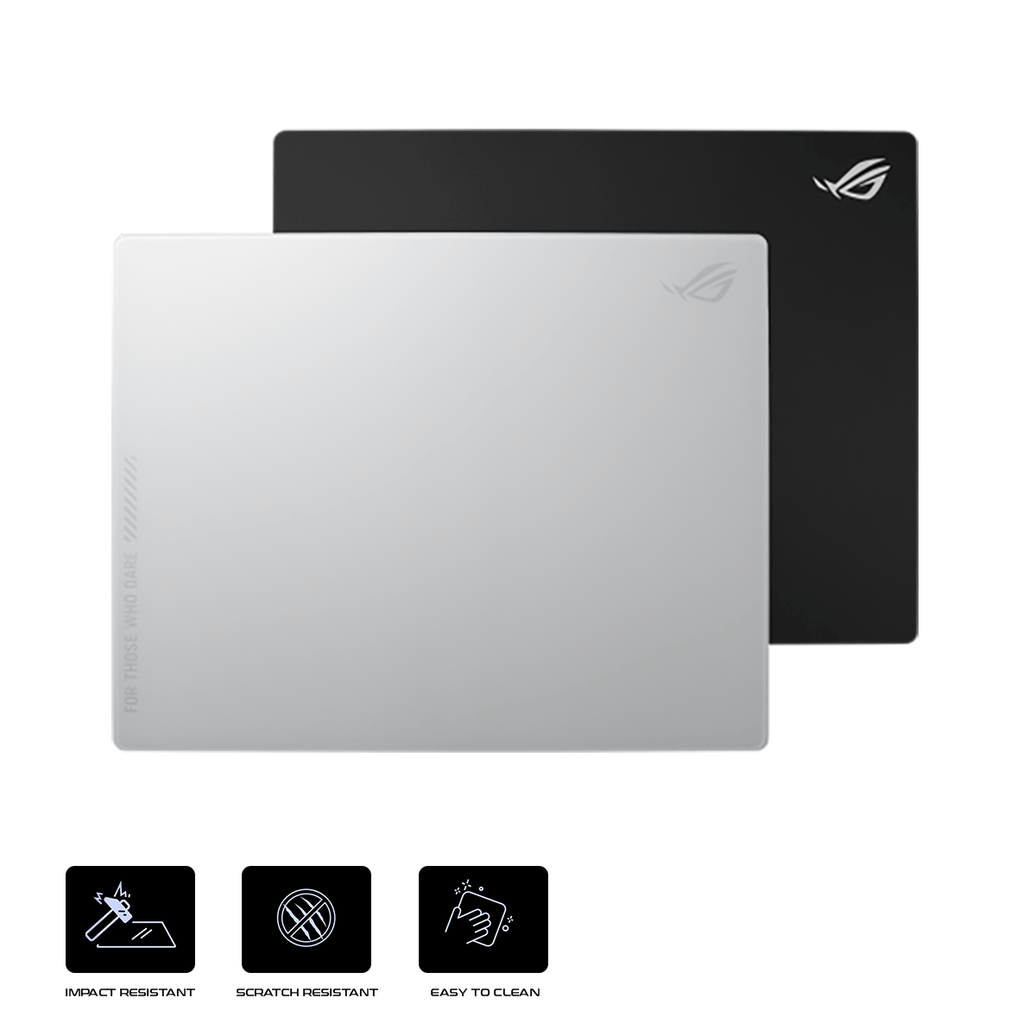 Asus ROG Moonstone Ace L Tempered Glass Gaming Mouse Pad
