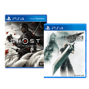 PS4 Game Bundle Ghost of Tsushima + Final Fantasy Remake