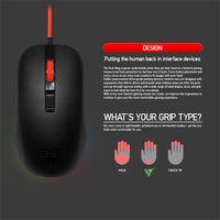 Fantech Rhasta II Pro Wired Gaming Mouse Black (G13)