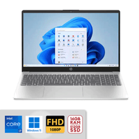 HP 15.6" FHD Touchscreen Intel Core 7-150U 16GB RAM / 512GB SSD Intel Graphics Win 11 Natural Silver 15-fd0127dx