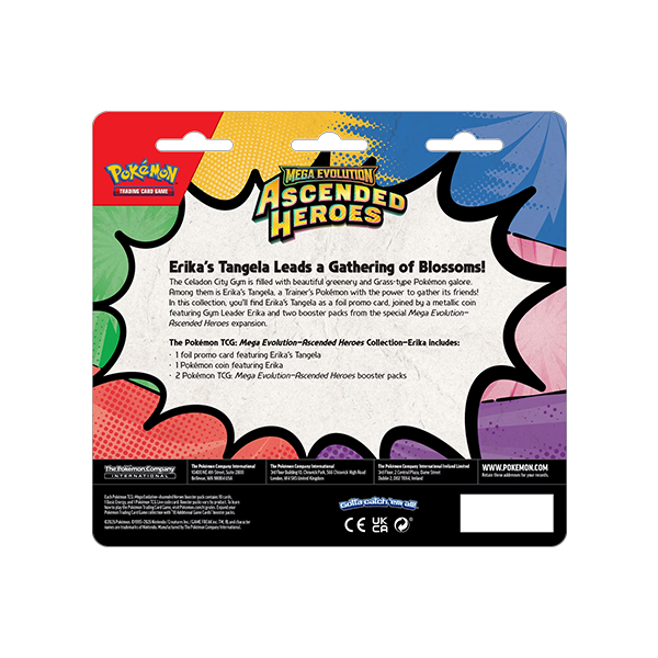 Pokemon TCG: Ascended Heroes Collection 2 Pack Blister (Erika's Tangela) (ENG)