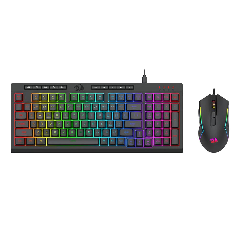 Redragon S141 RYLO Combo Wired Gaming Keyboard & Mouse Bundle