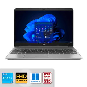 HP EXP 250 G9 15.6" FHD Laptop i3-1215U 8GB/256GB SSD Win11 Asteroid Silver