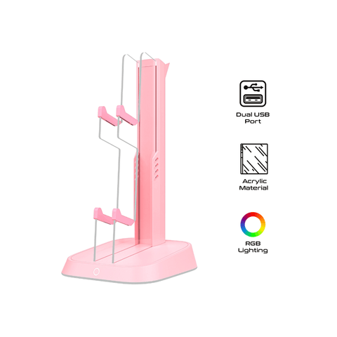 IINE Controller Storage Rack Pink for NSW/PS5/XBOX [L922]